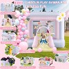 HOMDOX 106 x 85 x 80" Inflatable Bounce House for Kids with Air Blower, Portable Dreamy White 3-in-1 Bouncy Castle for Indoor/Outdoor Birthday Party - 3 of 4
