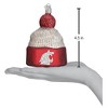 Old World Christmas Blown Glass Ornament for Christmas Tree, WSU Beanie - 3 of 3