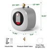 Fogatti 1440W Electric Mini Tank Water Heater, Wall/Floor Mount - 2 of 4