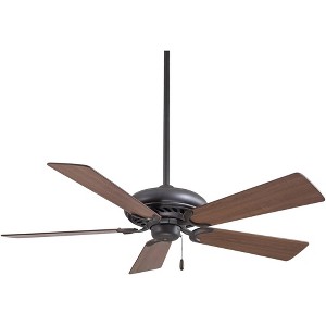 52" Minka Aire Industrial Farmhouse Indoor Ceiling Fan Oil Rubbed Bronze for Living Room Kitchen Bedroom Family Dining Home Office - 1 of 2