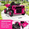 Ride on Dump Truck, 12 Volt Ride on Toys with Electric Dump Bed, Electric Car for Kids with Remote Control, Shoel, LED Lights, Musci Player - 2 of 4