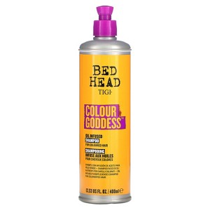 TIGI Bed Head, Colour Goddess, Oil Infused Shampoo, For Colored Hair, 13.53 fl oz (400 ml) - 1 of 2