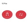Unique Bargains Resin Craft DIY Round Flat 4-Hole Replacement Sewing Buttons 10 Pcs - 3 of 4