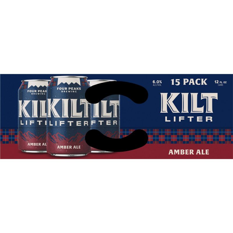 Four Peaks Kilt Lifter Scottish-Style Ale Beer - 15pk/12 fl oz Cans, 6 of 11