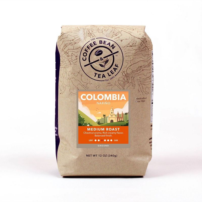 The Coffee Bean &#38; Tea Leaf Colombian Medium Roast Ground Coffee - 12oz, 1 of 6