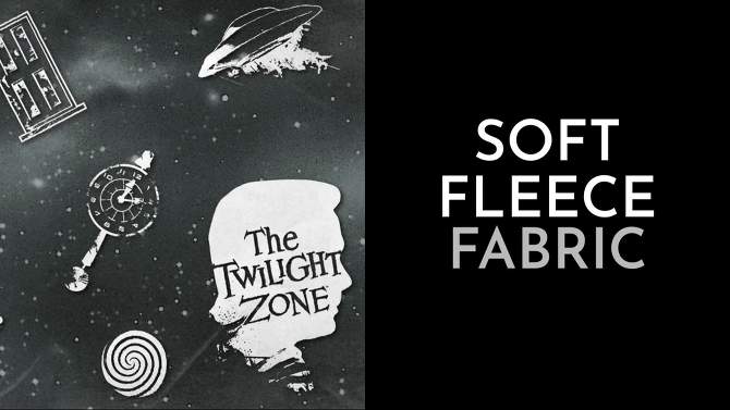 The Twilight Zone Classic TV Series Super Soft Plush Fleece Throw Blanket Grey, 2 of 5, play video