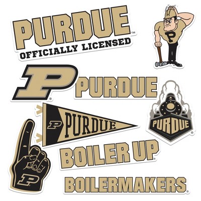 Purdue University 8ct Vinyl Large Deluxe Stickers Variety Pack - Set of 8