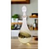 Classic Touch Wine Decanter with Gold Ombre Design, 10"H - 2 of 3