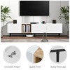 SeaCamel 80 Inch TV Stand with 3 Doors - Large Storage Media Console, Entertainment Center for Living Room Bedroom - 4 of 4