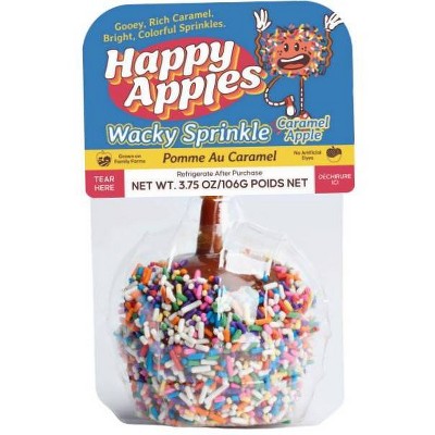 Happy Apples Caramel Apple with Sprinkles - 3.75oz