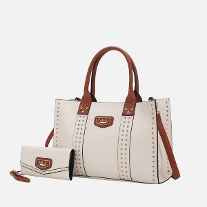 MKF Collection Davina Vegan Leather Women’s Tote Bag with wallet by Mia K - 1 of 4