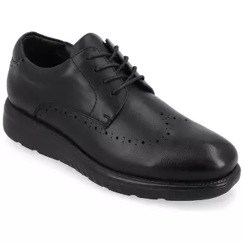 Vance Co. Men's Ezra Knit Dress Shoe Black 8.5 : Target