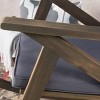 Gus Acacia Wood Patio Rocking Chair - Christopher Knight Home - 4 of 4