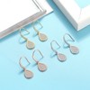 Teardrop Dangle Hook Earrings for Women Pave Cz Sterling Silver Ginger Lyne Collection - image 3 of 4