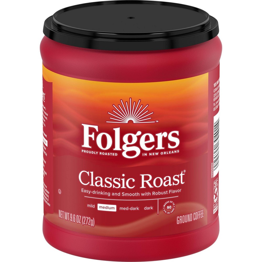Photos - Coffee Folgers Classic Medium Roast Ground  - 9.6oz
