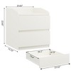 Nightstand with Drawers 15.75"D x 23.62"W x 22.83"H - 2 of 4
