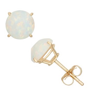 Designs By Gioelli 10K Gold Gemstone Stud Earrings - 1 of 2