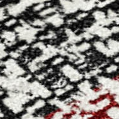 HomeRoots 8' X 10' Burgundy And Silver Striped Washable Indoor Outdoor Area Rug