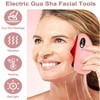 Electric Gua Sha Stone, Black Obsidian Guasha Tool Facial Massage Beauty Tool - 2 of 4