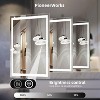 LED Bathroom Mirror with Lights, Anti-Fog & Dimmable, Front & Back Lighting, Memory Function, Waterproof Tempered Glass, Wall Mount Vanity Mirror - 4 of 4