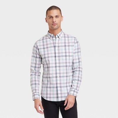 Men New Shirt High-end Sense Business Versatile Plaid Slim Fashion