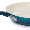 Oster Corbett 12 Inch Nonstick Aluminum Frying Pan in Blue - image 3 of 4