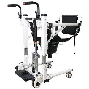 Acekool Adjustable Height Patient Lift Transfer Chair - 1 of 4