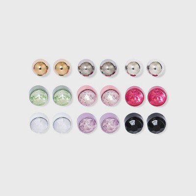 Girls' 9pk Stud Earring Set - art class™