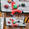 Syemin Inflatable Holiday Decorations Christmas Inflatable Decoration Inflatable Hanging Santa Claus Funny Blow Up Yard Decor, Red, 50"*26.8"*59" - 4 of 4