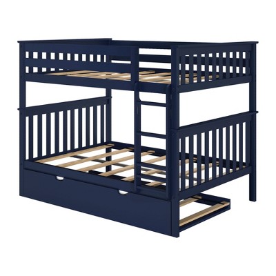 Max & Lily Twin Over Twin Bunk Bed With Trundle : Target