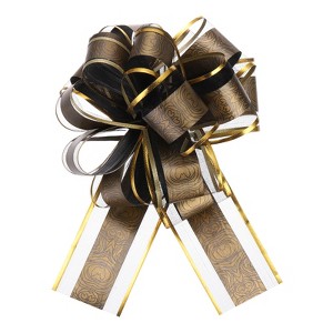 Unique Bargains Christmas Wedding Car Basket Gift Wrapping Large Organza Pull Bow 20 Pcs - 1 of 4