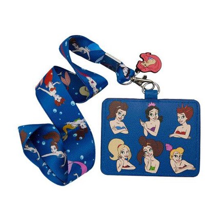 Loungefly Disney: The Little Mermaid - Sisters Lanyard with Card Holder