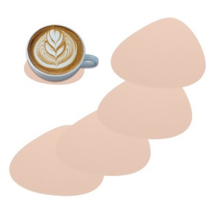 Unique Bargains Silicone Teardrop Shape Heat-Resistant Coasters 4 Pcs - 1 of 4