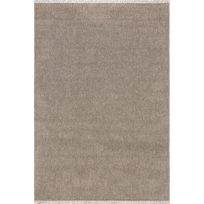 Nuloom Solid Farmhouse Fringe Indoor Area Rug