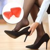 Unique Bargains Soft Pointed Head Adjustable Toe Plugs Orange 2 Pairs - 2 of 4