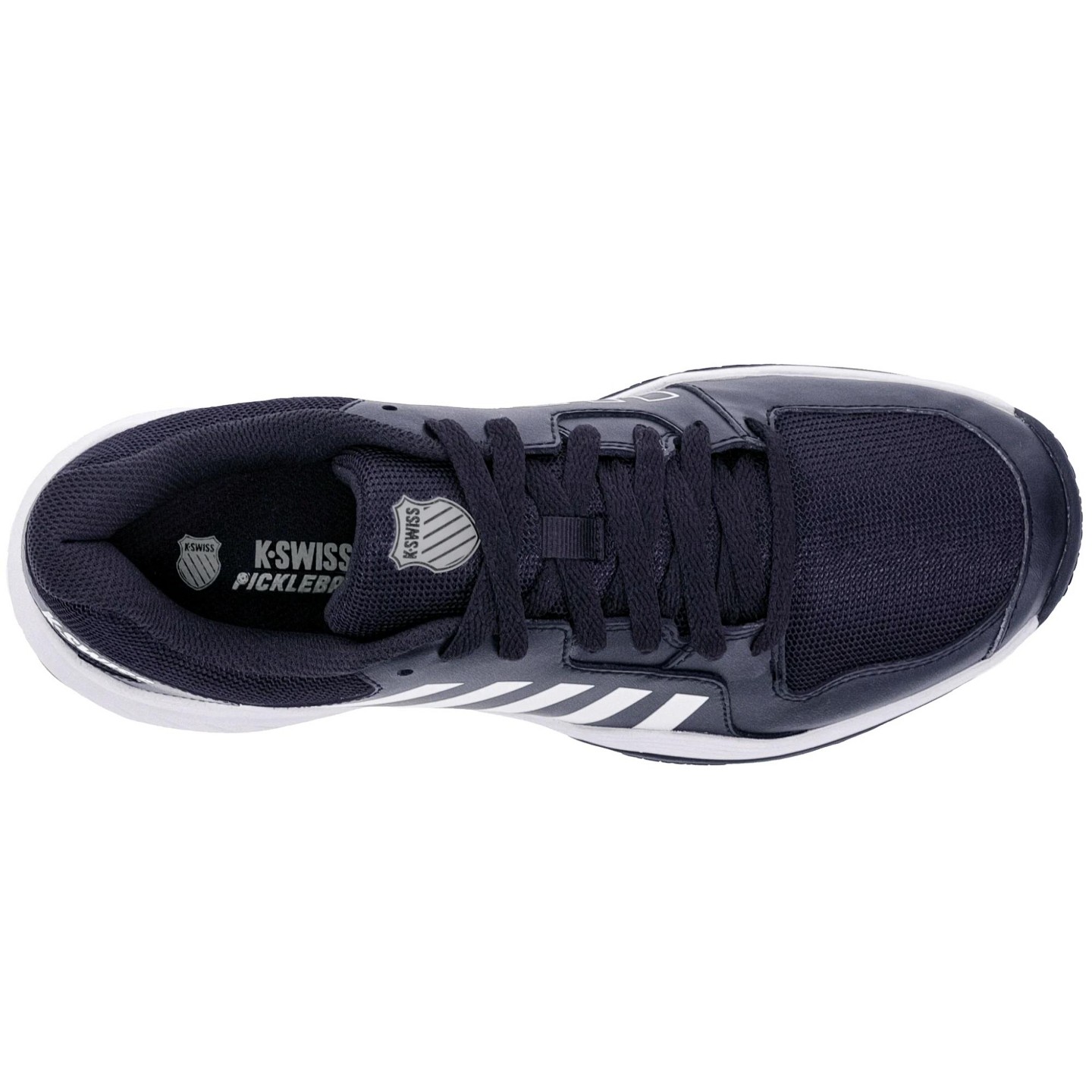 Мужское пальто K-Swiss Court Express Pickleball Shoe (Peacoat/White/Silver), цвет: Белый — фото 7