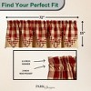 Park Designs Buffalo Check Point Valances 72"x15" - 3 of 4