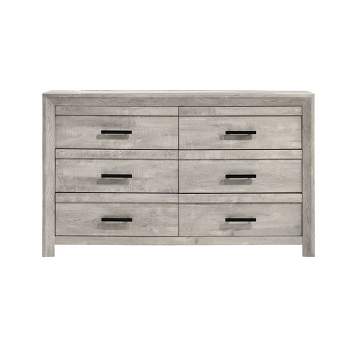 Keely 6 Drawer Dresser White - Picket House Furnishings