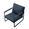 DOMETOUR 26.8” Metal Frame Accent Armchair - 3 of 4