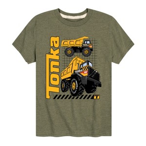 Boys' - Tonka - Dump Truck Tough Short Sleeve Graphic T-Shirt - 1 of 4