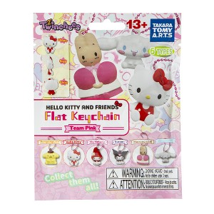 Hello Kitty and Friends Flat Keychain Team Pink Mystery Pack - 1 Random - 1 of 1