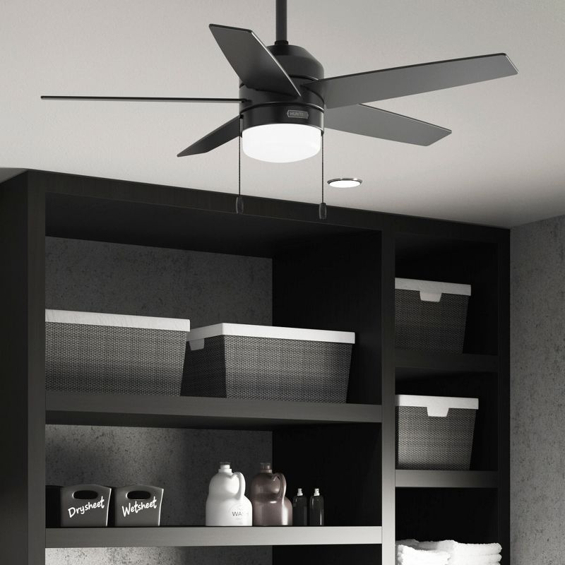 44" Bardot Ceiling Fan with Light Kit and Pull Chain (Includes LED Light Bulb) - Hunter Fan, 4 of 14