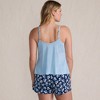 Lands' End Women's Cooling 3 Piece Pajama Set - Long Sleeve Top Cami and Shorts - 2 of 4