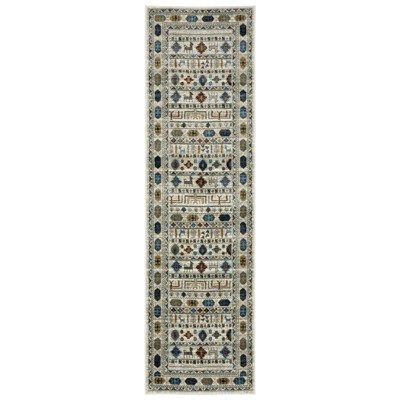 Oriental Weavers Venice 248W8 Ivory/ Multi Indoor Area Rug - 2'3" x 7'6"