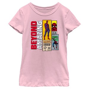 Girl's Spider-Man: Beyond Amazing Retro Tickets T-Shirt - 1 of 4