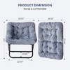TUYOHW Large Size Faux Fur Accent Chair,Folding Lounge Chair with Plush Seat for Bedroom & Living Room - 4 of 4