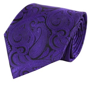 Men's Paisley Microfiber Woven Wedding Neckties - 1 of 4