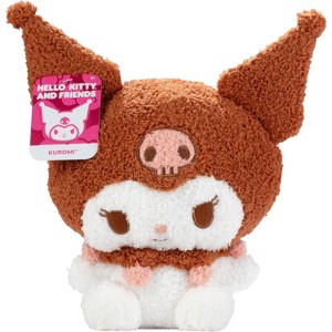 Jazwares Hello Kitty and Friends 8" Kuromi Plush - Official Collectible Cute Soft Sanrio Kuromi Doll Stuffed Animal Toy - 1 of 3