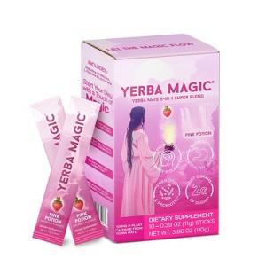 Yerba Magic Pink Potion - 10 Stick Pack | Instant Yerba Mate Tea - 1 of 4