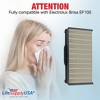 LifeSupplyUSA Air Purifier Filters Compatible with Electrolux Brisa EF100 - 2 of 4